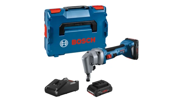 akumuliatorinės skardos žirklės bosch gna 18v-16 e